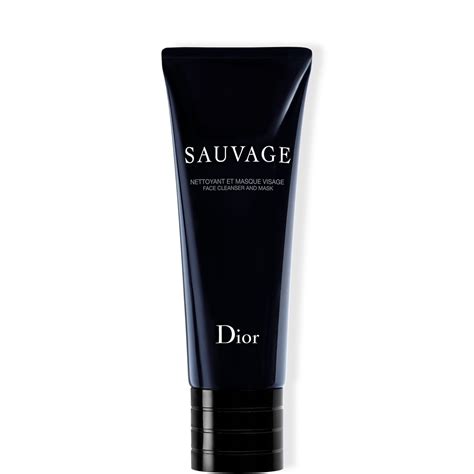 dior face mas|sauvage face cleanser and mask.